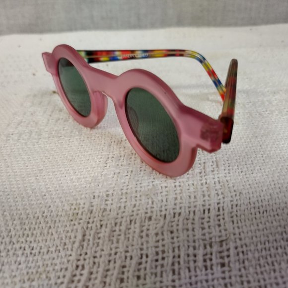DEADSTOCK Authentic Vintage Lucite Circle Hippie Sunglasses AWESWOME AND UNIQUE main image 8